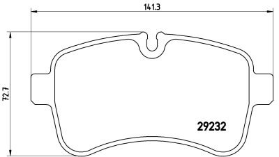 4 pezzi Pastiglie Freno Posteriore Iveco Daily Pronta Spedizione 24H