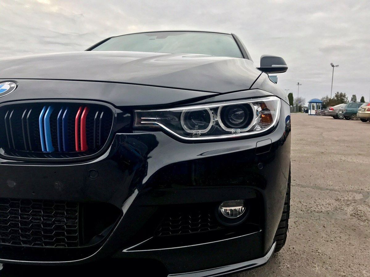 *Sport Look* BMW Serie 3 F30 F31 320 328i Palpebre Ciglia Fanali Fari Anteriori