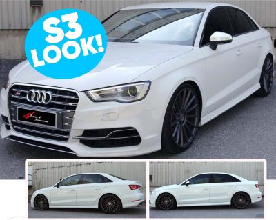 Audi A3 8V Minigonne “S3 Look” Sotto Spoiler Laterali