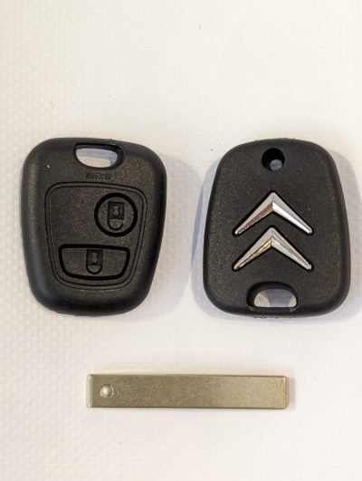 Cover 2 Tasti +Chiave Citroen C1 C2 C3 Aygo Lama Stretta