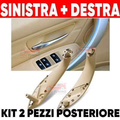 Kit 2 Maniglie Posteriori Sinistra+Destra Beige BMW Serie 3 F30 F31 F34 M3 GT