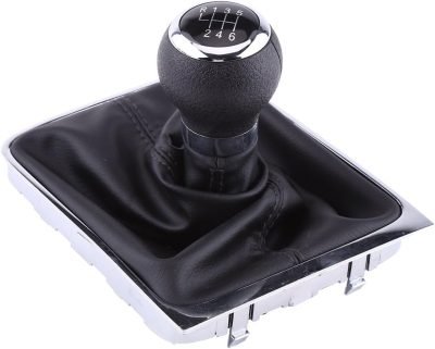 Manopola Ghetta 6 Marce Pomello Cambio per Audi A4 VW Passat B6-B7 cuffia
