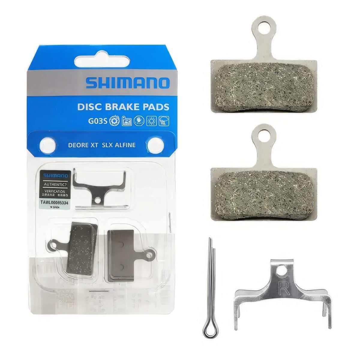 2 Pastiglie➡️ORIGINALI Freni Shimano G03S/G05S