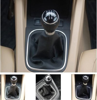 Manopola Ghetta 5 Marce Pomello Cambio per VW Golf 6 MK5 MK6 2005-2014 cuffia
