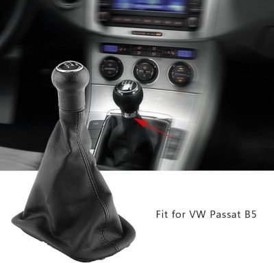 Manopola Ghetta Leva Pomello Cambio 5 Marce per VW Passant B5+Cuffia