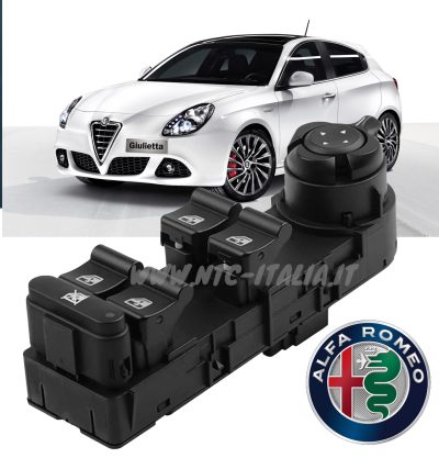 Pulsantiera Alzacristalli Alfa Romeo Giulietta 2010-2020 940 Alta Qualita’