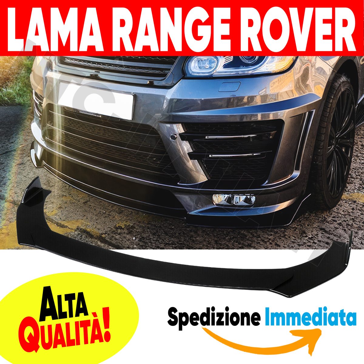 Spoiler Frontale Lama Sotto Paraurti per Range Rover Sport 2014-2019