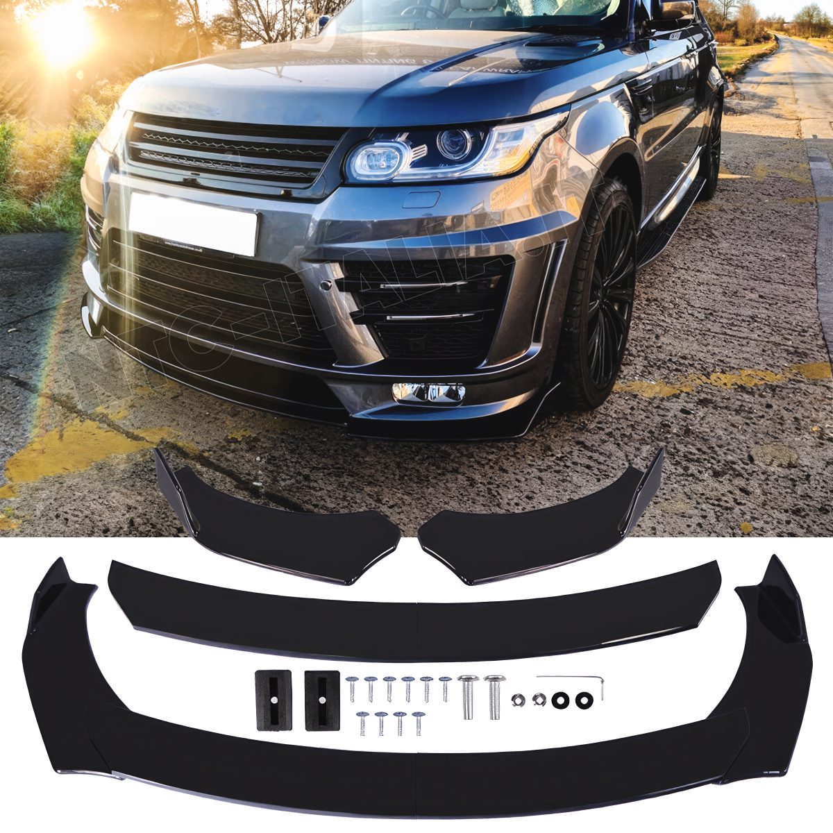 Spoiler Frontale Lama Sotto Paraurti per Range Rover Sport 2014-2019