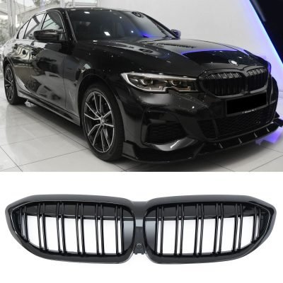 Per BMW Serie 3 G20 G21 2019-2022 Griglia del Radiatore Nero Lucido