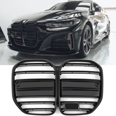 Per BMW Serie 4 G22 G23 Griglia Sportiva Nero Lucido