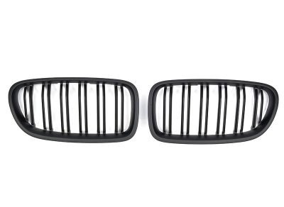 Per BMW Serie 5 F10 F11 Griglia del Radiatore Doppia Striscia Nero Opaco