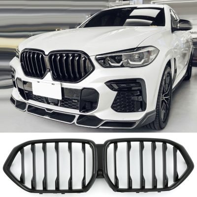 Per BMW X6 G06 Griglia del Radiatore Nero Lucido