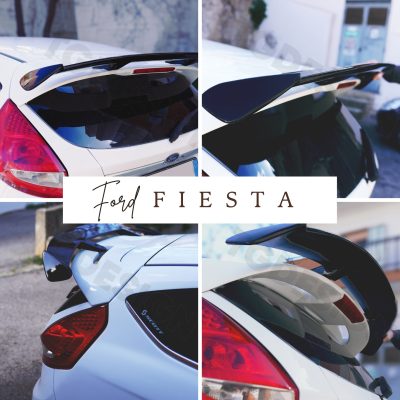 Alettone Posteriore Tetto Ford Fiesta VI VII MK6 MK7 “Carbon Look” in Vetroresina
