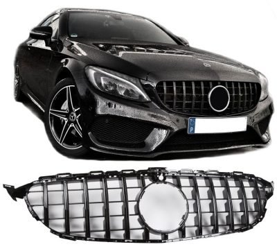 Griglia radiatore sportiva 360° per Mercedes W205 Panamericana GT C63 AMG Look