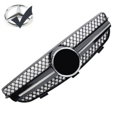 Griglia griglia sportiva per Mercedes W209 CLK nero lucido AMG Look