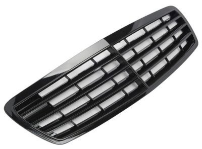 Griglia griglia sportiva per Mercedes W211 S211 E 2002-2006 nero lucido AMG Look