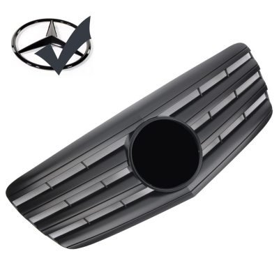 Griglia griglia sportiva per Mercedes W211 S211 E AB 2006 Nero opaco AMG Look