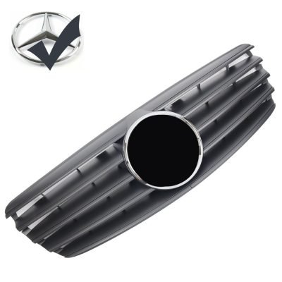 Griglia sportiva per Mercedes W211 / S211 E fino al 2006 nero opaco AMG Look
