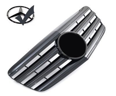 Griglia sportiva per Mercedes W211 S211 E ’06 -’09 nero lucido look AMG