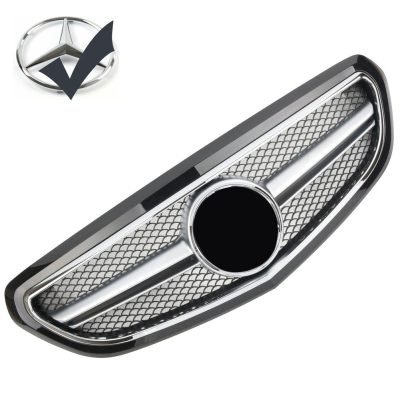 Griglia sportiva per Mercedes W212 S212 E dal 2013 Avantgarde AMG Optik Black