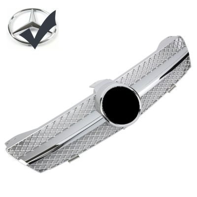 Griglia sportiva griglia per Mercedes W219 CLS 2004-2008 argento cromato AMG Look