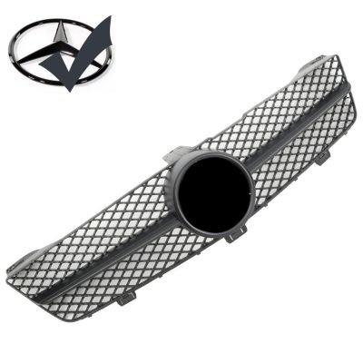 Griglia griglia sportiva per Mercedes W219 CLS 2008-2010 nero opaco AMG Look