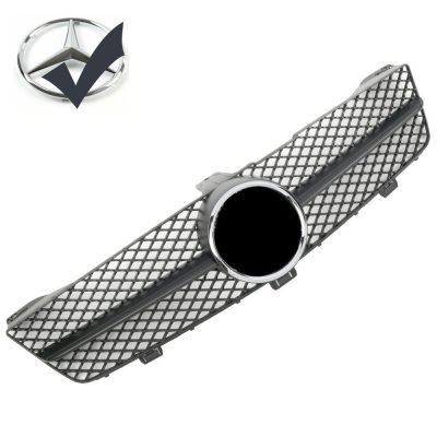 Griglia griglia sportiva per Mercedes W219 CLS 2008-2010 nero opaco AMG Look