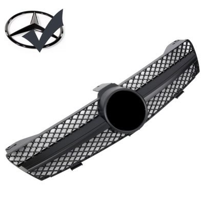 Griglia griglia sportiva per Mercedes W219 CLS 2004-2008 nero opaco AMG Look