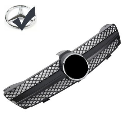 Griglia griglia sportiva per Mercedes W219 CLS 2004-2008 nero opaco AMG Look