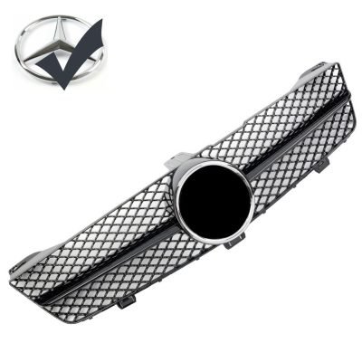Griglia griglia sportiva per Mercedes W219 CLS 2008-2010 nero lucido AMG Look