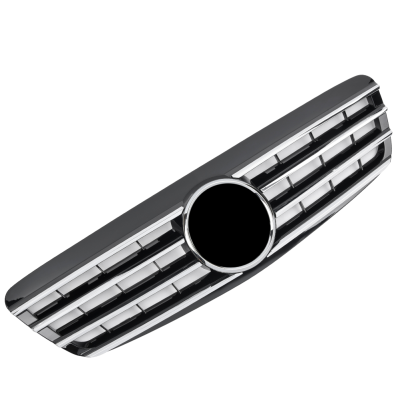 Griglia griglia sportiva per Mercedes W220 S 1998-2002 cromata nera AMG Look