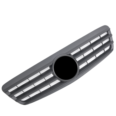 Griglia griglia sportiva per Mercedes W220 S 1998-2002 nero opaco AMG Look