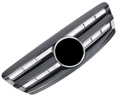 Griglia sportiva per Mercedes W220 S dal 10/2002 nero lucido AMG Optik