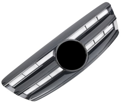 Griglia sportiva per Mercedes W220 S dal 10/2002 nero lucido AMG Optik