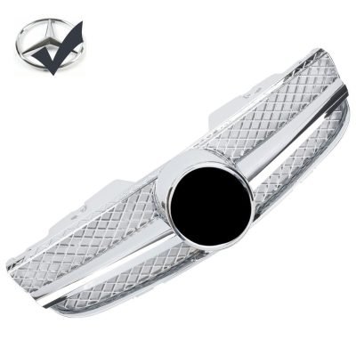 Griglia sportiva per Mercedes R230 SL 2006-2008 cromata AMG Look