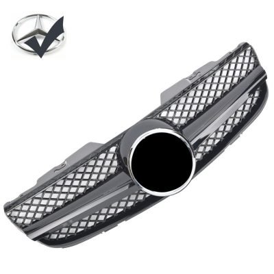 Griglia griglia sportiva per Mercedes R230 SL 2006-2008 nero lucido AMG Look