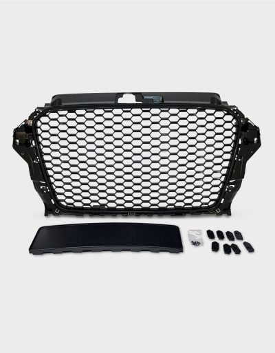 Audi A3 8V 2012-2016 Griglia Ottica RS3 Nero a Nido D’ape
