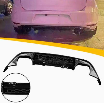 Diffusore Posteriore per VW Golf 7.5 R-Line Specifico per DUE Terminali Doppi
