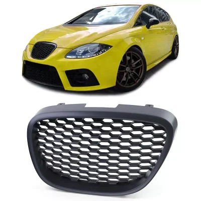 Griglia radiatore sportiva a nido d’ape, per Seat Leon 1P Altea Toledo 5P 04-09
