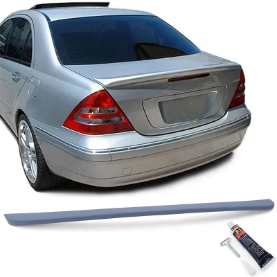 Spoiler posteriore labbro spoiler look + ABE, per Mercedes C W203 berlina 00-07