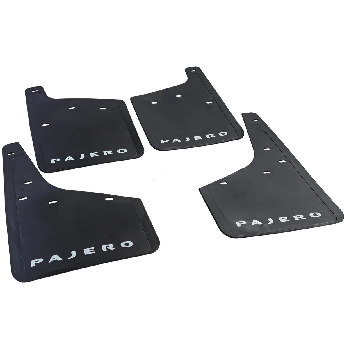Set paraspruzzi premium anteriore e posteriore, per Mitsubishi Pajero 07-21