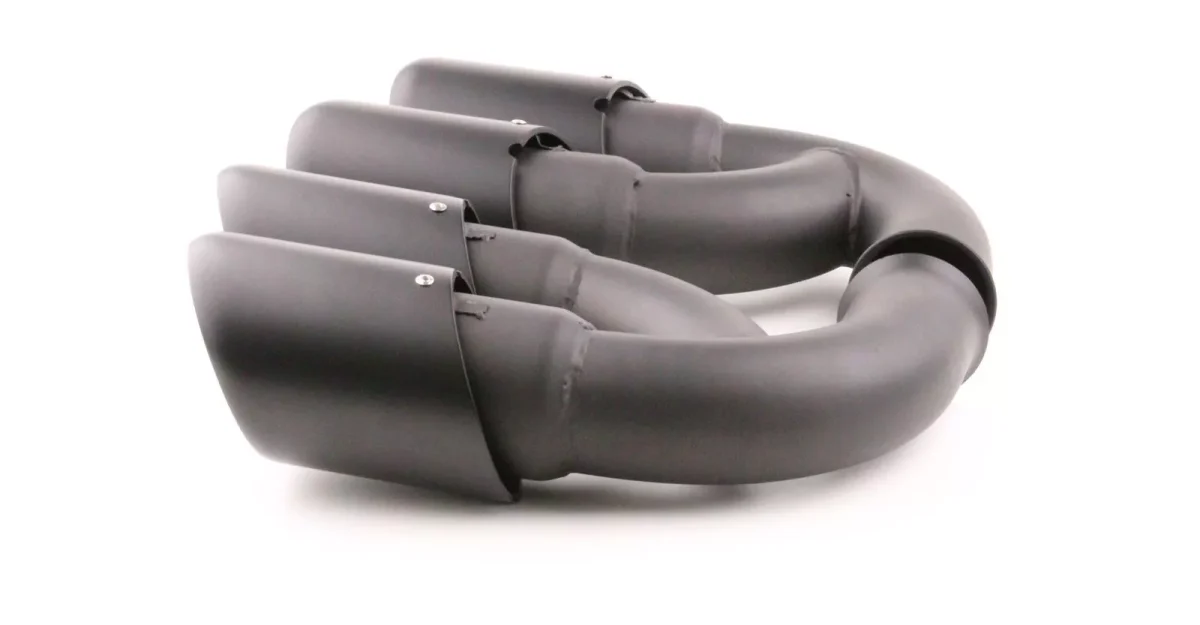 Terminali Sportivi Acciaio Inox Nero, per Porsche Cayenne V8 GTS Turbo S 10-14