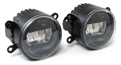 Fendinebbia LED in vetro trasparente con luce diurna, per Mazda MPV II LW 99-03