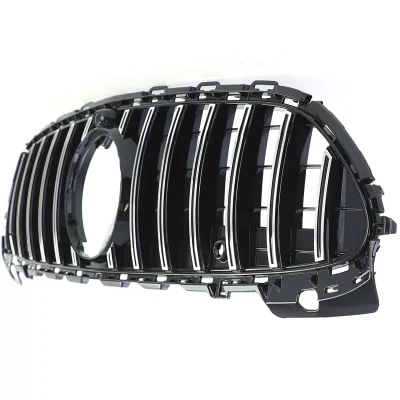Griglia radiatore sportiva nera cromata, per Mercedes Classe C W206 S206 dal 21