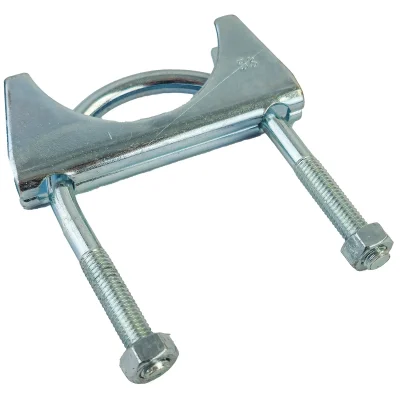 Terminale di scarico a U fascetta stringitubo universale 2, 25″ 58mm M8 1 pezzo