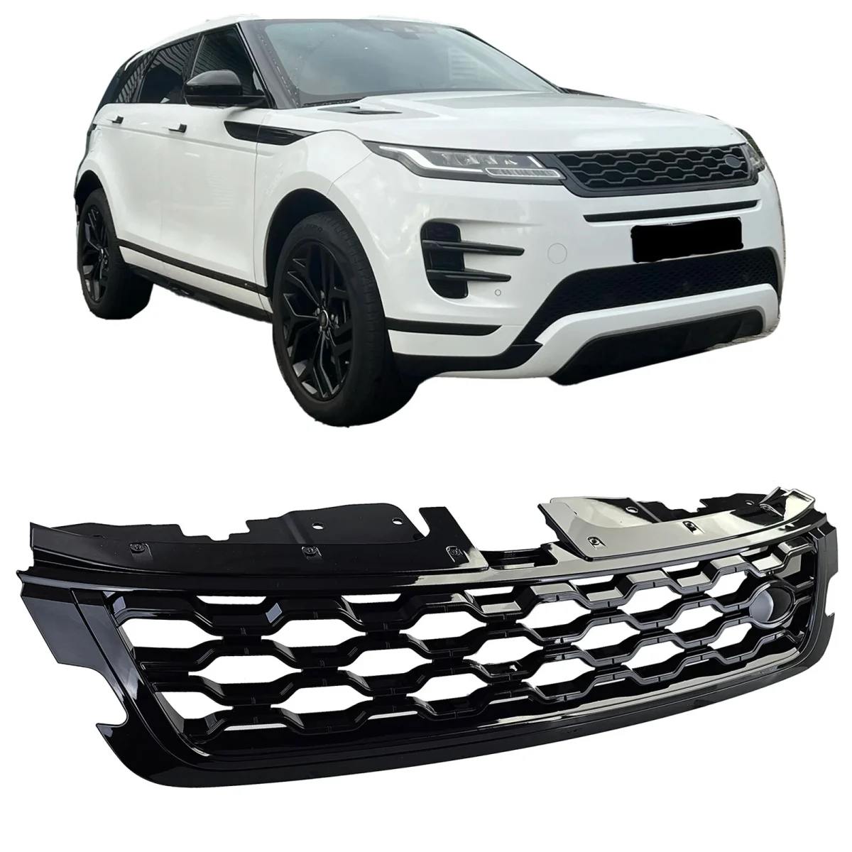 Griglia radiatore Sport nera lucida adatta, per Range Rover Evoque L551 dal 2019