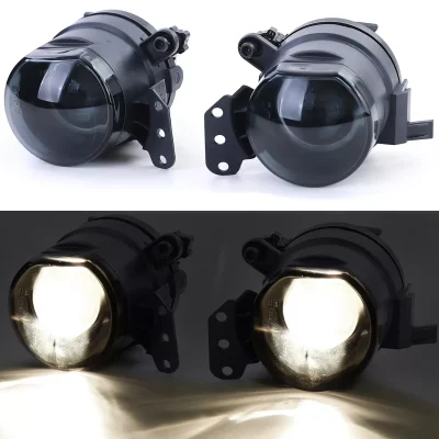 Proiettore Fendinebbia con Lente Nero Fumo Adatto, per BMW Serie 6 E63 E64