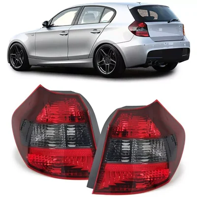 Fanali posteriori rosso nero fumo destro sinistro, per BMW Serie 1 E81 E87 04-07