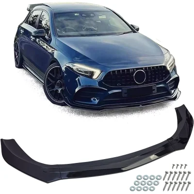 Lama Anteriore sportivo nero lucido, per Mercedes A W177 V177 dal 2018