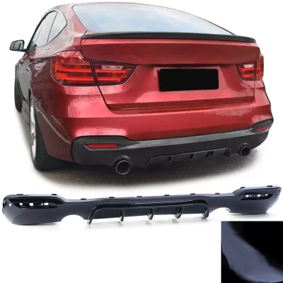 Diffusore posteriore, performance nero lucido, per Serie 3 BMW GT F34 340i